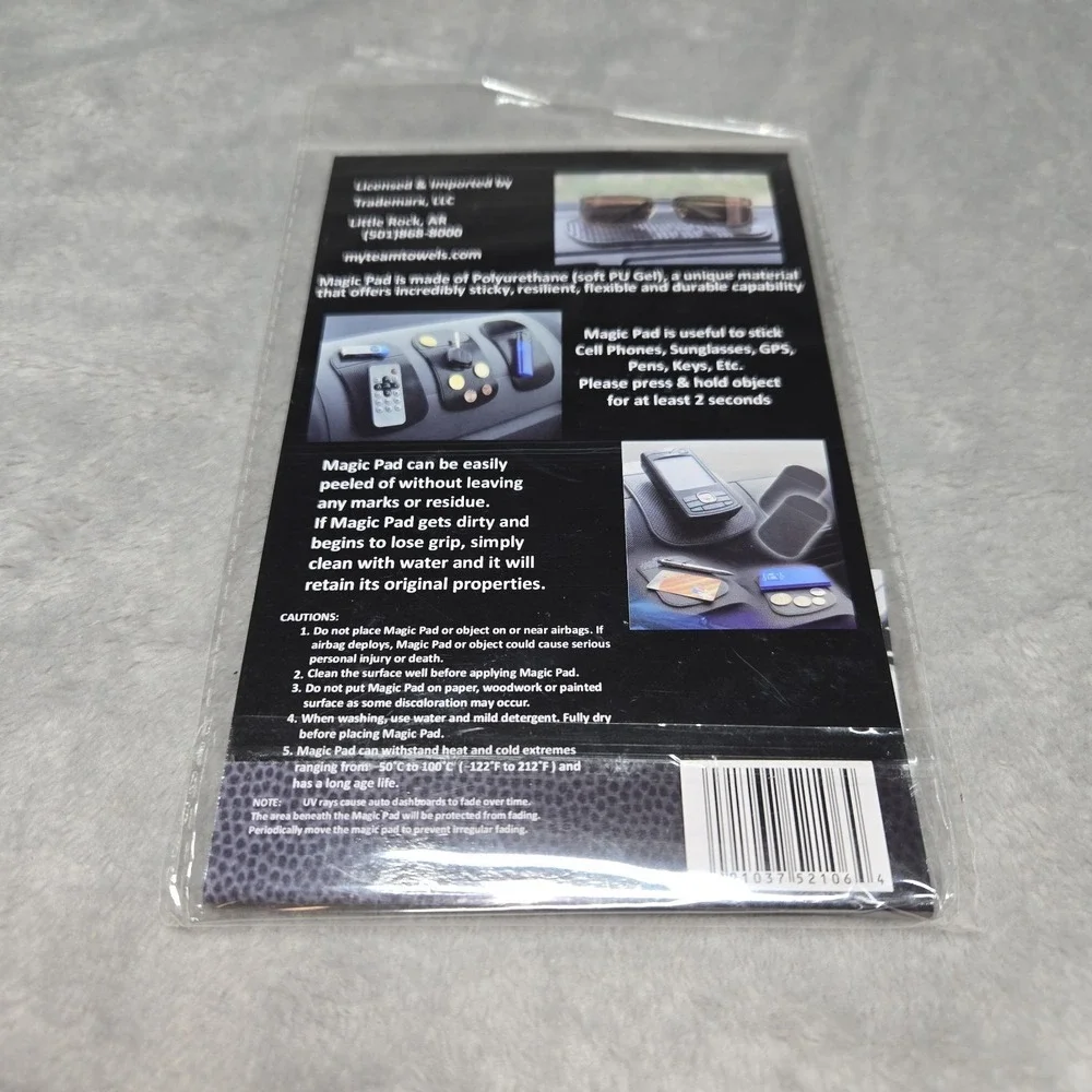 Dallas Cowboys NFL Magic Pad, Sticky Non Slip Mat, Cell Phone Holder, Coaster